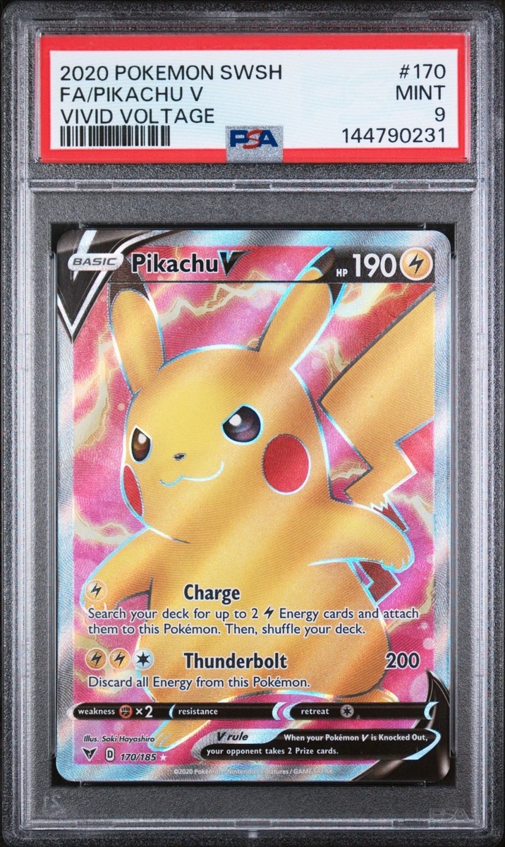 pikachu v holographic card - SWSH143 - SWSH: Sword & Shield Promo Cards [PROMO] Listed cards may have imperfections. 2022 Pokemon Sword & Shield