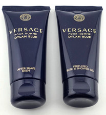 Versace Pour Homme Dylan Blue Bath Shower Gel & After Shave Gel 2.5 fl oz Each