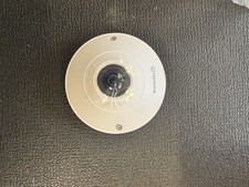Hanwha QNF-9010 12MP WDR IP Fisheye CCTV Security Camera 1.08mm Fixed Lens White