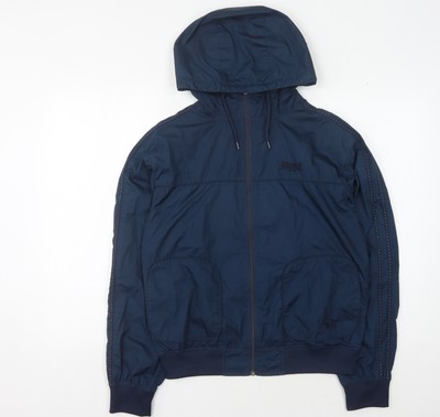 Lonsdale Damen blau Windbreaker Jacke Größe 16