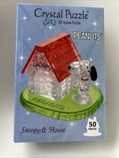 3D Crystal Puzzle Snoopy & House 50 Teile