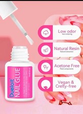 Super Strong Nail Glue for Press on Nails, Nail Tips Acrylic Nails Bond Brush