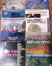 10X Bundle Lot of LP-Old Time Radio/AGE OF TELEVISION/MUSIC IN DEPTH/THE FIRST F