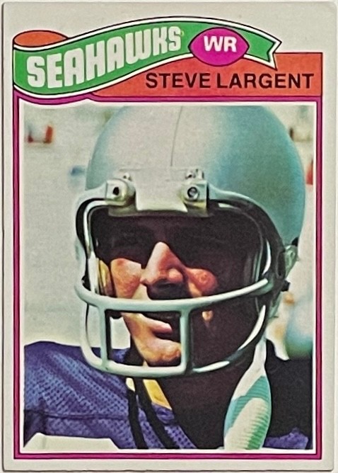 1977 TOPPS #177 STEVE LARGENT SEAHAWKS ROOKIE Vintage