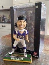 JARED ALLEN Minnesota Vikings Legend NFL Endzone Base Bobblehead NIB!