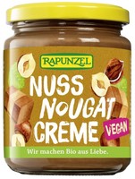 Rapunzel Nuss-Nougat-Creme Vegan (6X250G) Aufstrich FrüHstüCk NüSse Nougat Creme