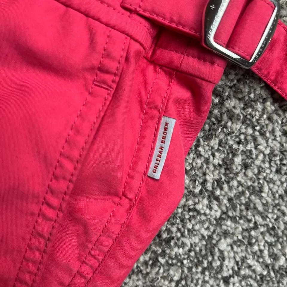 Bermuda de natação ORLEBAR MARROM 34 masculina rosa cintura ajustável - Imagem 4 de 4