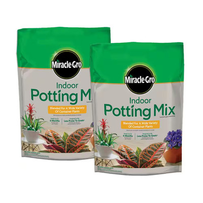 Indoor Potting Mix Soil, 6 Qt. Blended for a Wide Variety of Houseplants, Feeds 