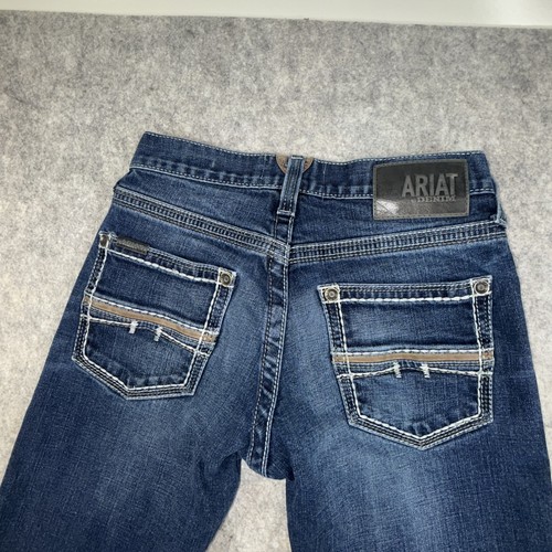 Ariat Men’s M5 Blue Jeans Western Straight Fit/Leg Thick Stitch, Size 28/30 - Picture 8 of 9