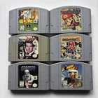 Authentic Nintendo 64 N64 Lot of 6 Mario Party 3 Goldeneye Bomberman Star Wars