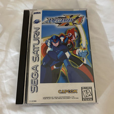 Man X4 (Sega Saturn 1997) CIB w/ Manual, Case & Inserts [READ DESC!!]