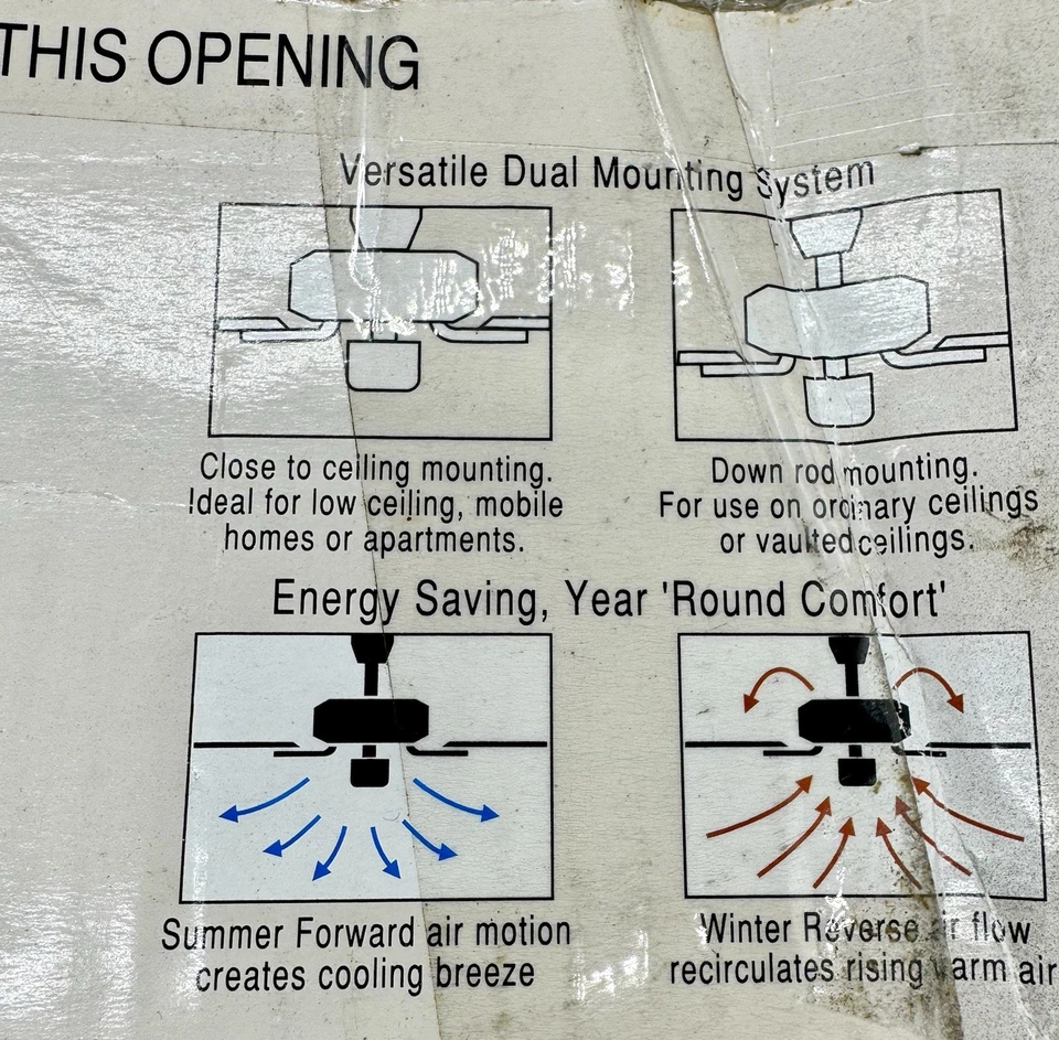 Aloha Breeze White Industrial 56-Inch Three-Blade Ceiling Fan with Wall Control - Image 3 of 4