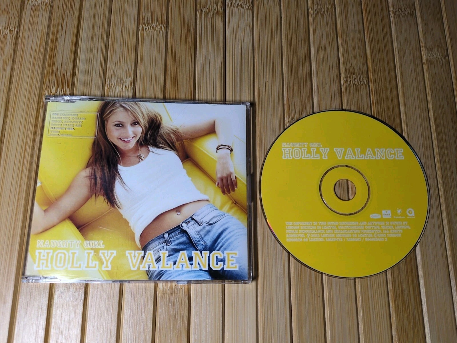 Naughty Girl by Holly Valance CD Single 2002 In Very Good Condition