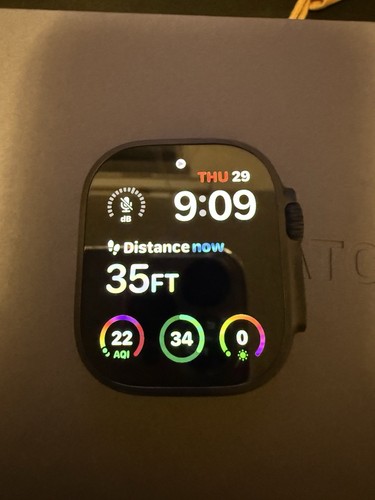 Apple Watch Ultra 2 49mm Titanium with Black Trail Loop - VERY GOOD CONDITION