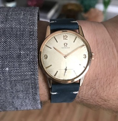 VINTAGE 1962 OMEGA TRÈSOR cal. 269 - 18K GP 33mm - ref. CK 14713-62 ORIGINAL