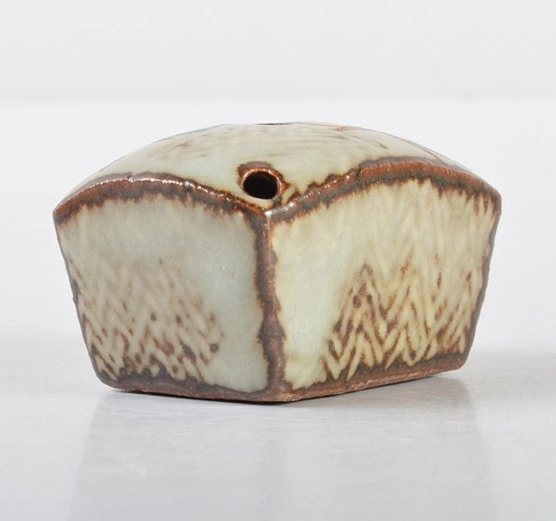 Mashiko Ware Suiboku Water Dropper by Tatsuzo Shimaoka Living National Treasure - Image 4 of 4