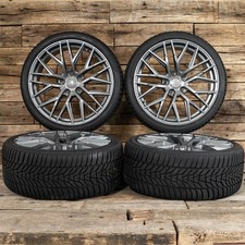 19 Zoll Sommerräder RS4 für Audi Q5 SQ5 Q3 A6 A7 F2 A8 F8 4H ABE Grau