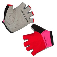 Endura Xtract Lite Cycling Mitts Short Finger Gel Padded Gloves Red Size M NEW