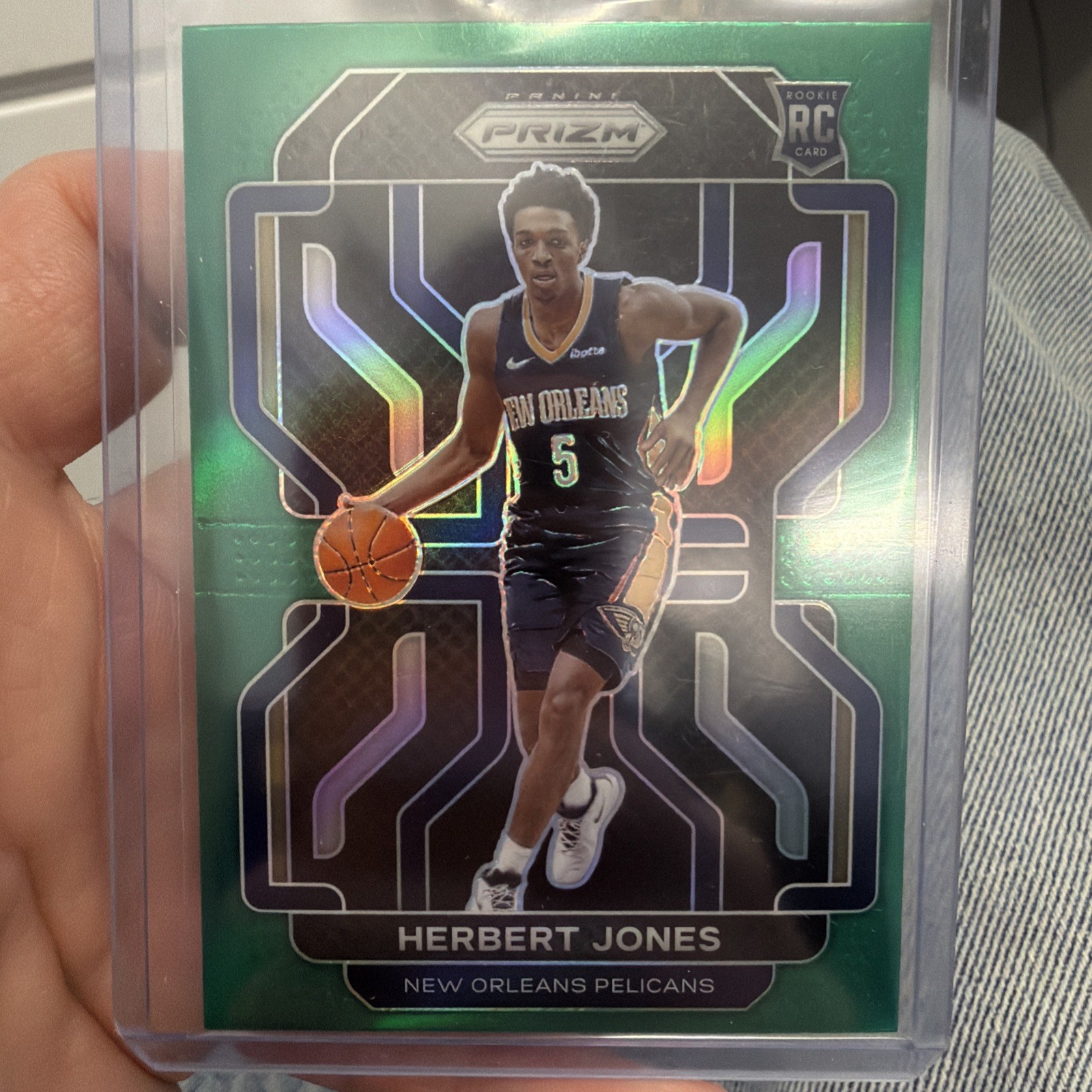 2021-22 Panini Prizm - Herbert Jones #329 Green Prizm (RC)