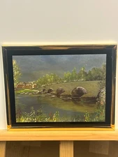 Manifestations Optical Illusionary Wall Art. 8”x10”. Country Bridge Theme.