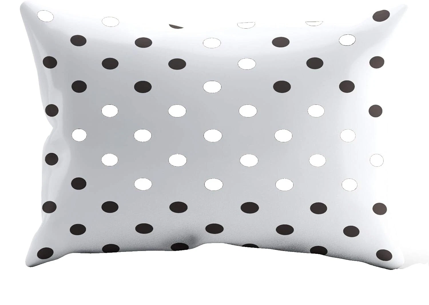 Fronhas de poliéster com bolinhas