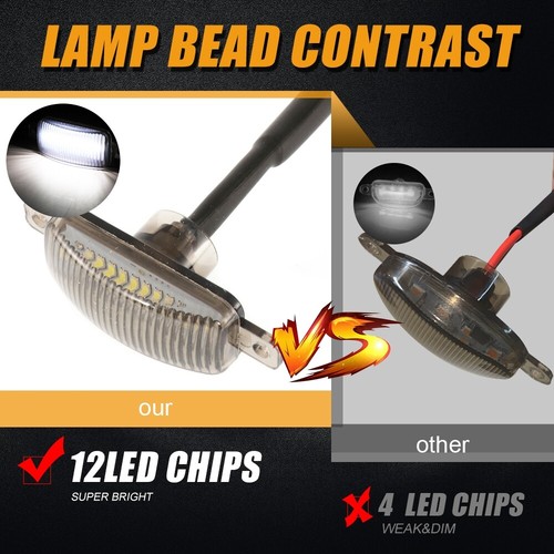 3PCS Raptor Style LED Grille Marker Lights Kit For Toyota 4Runner TRD Pro 14-19 - Foto 4 di 12
