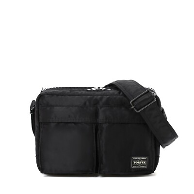 #ad PORTER TANKER Nylon SLING BAG W zip 622 15154 Black Yoshida amp; Co. Tokyo JPN $469.99