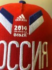 New 2014 FIFA World Cup soccer Brazil adidas red cap hat RUSSIA / POCCNR — photo 3