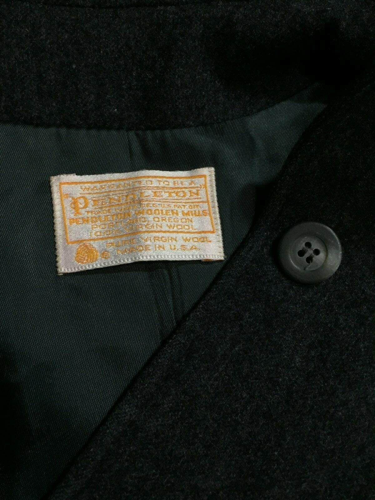 Vintage Pendleton Jacket Size 16 Classic Gray Woo… - image 2