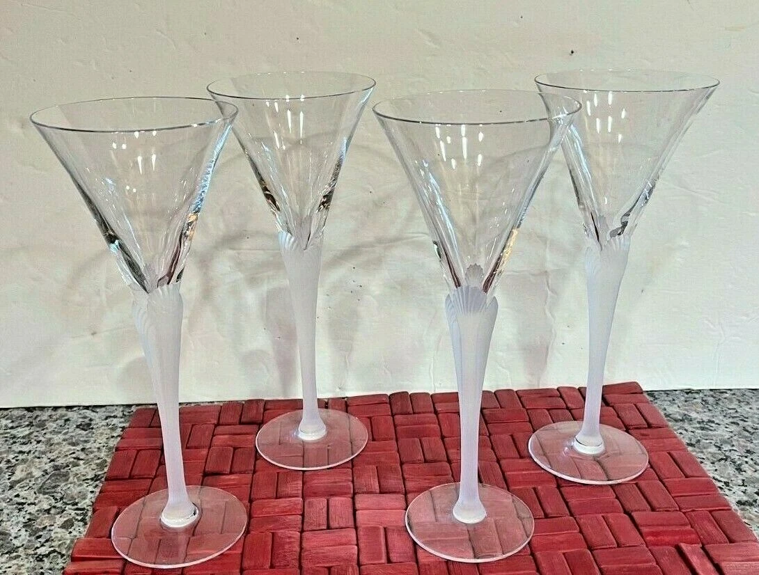 Tall cheap fluted glasses