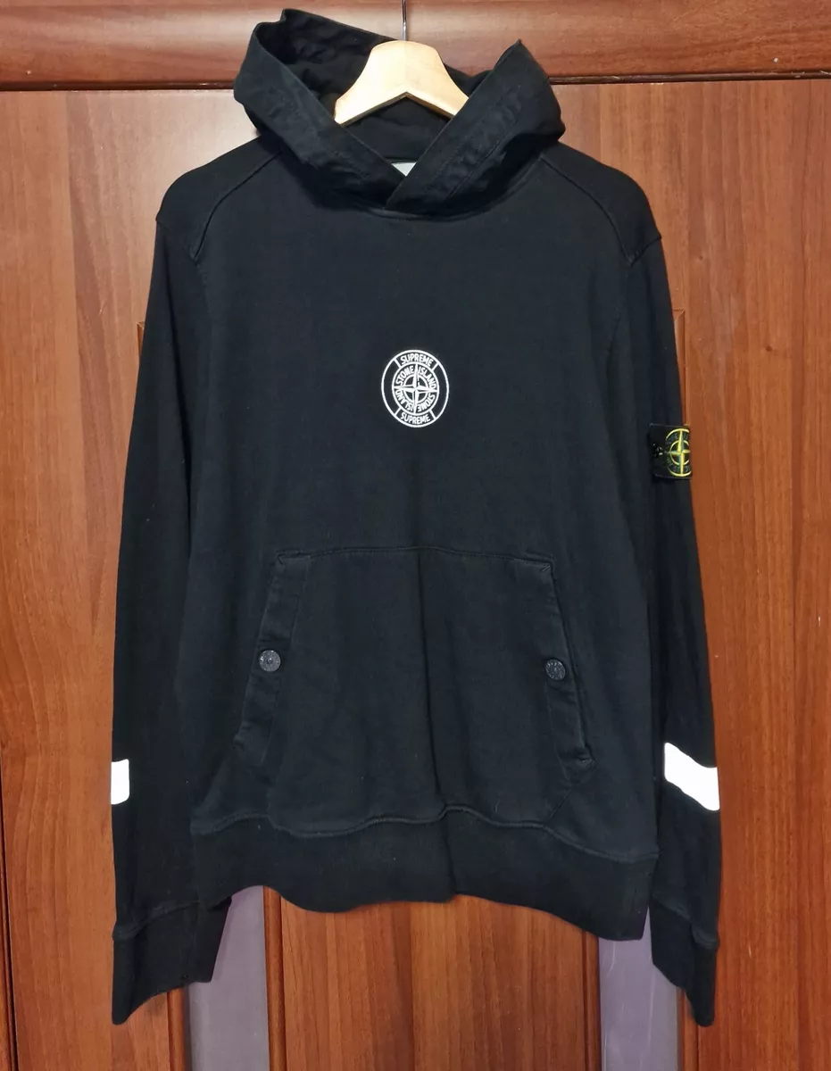 Supreme stone island hooded sweatshirt store black Supreme stone island hooded sweatshirt store black