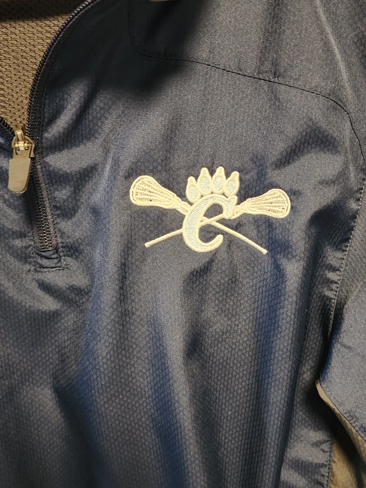 Cincinnati Bearcats Lacrosse Mens Navy Blue Nike Pullover Hooded Jacket Small - Image 2 of 4