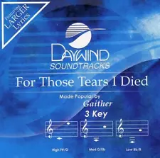 For Those Tears I Died - The Gaither Trio - Accompaniment Track