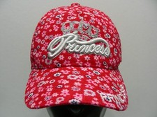 PRINCESS - CORDUROY - GIRL'S SIZE ADJUSTABLE BALL CAP HAT!