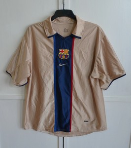 gold barcelona shirt