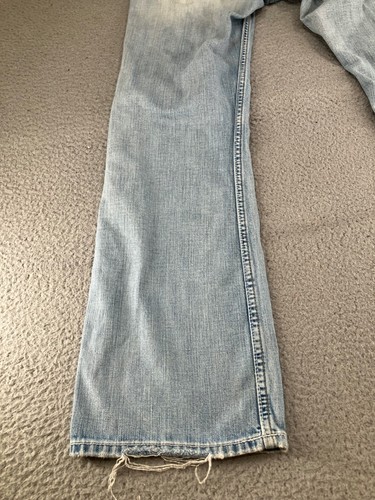 BKE Justin Jeans Herren 30x31,5 Blau Light Wash Distressed Relaxed Bootcut Cowboy - Bild 19 von 20
