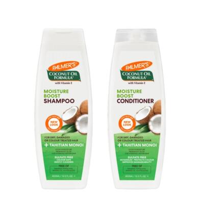Palmer's Coconut Oil Formula Moist Boost Shampoo & Conditioner 400ml