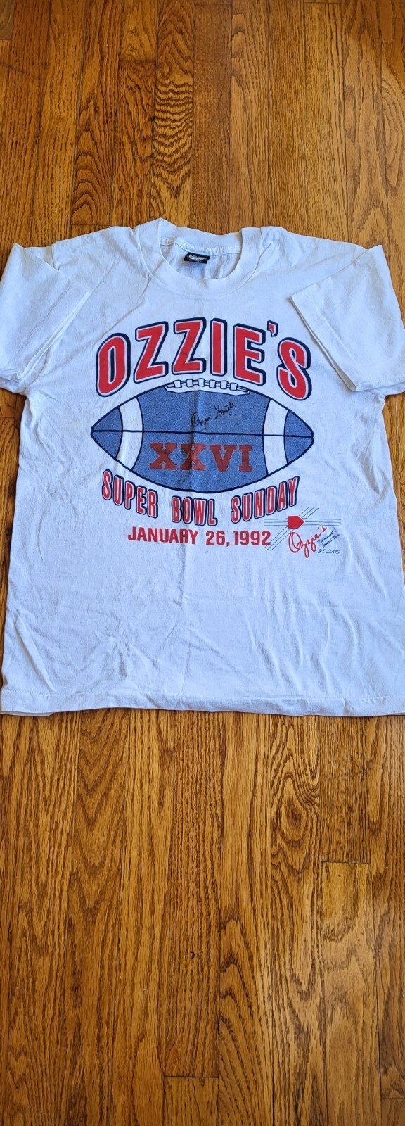 Ozzie's Vintage Superbowl 1992 T Shirt Size Large