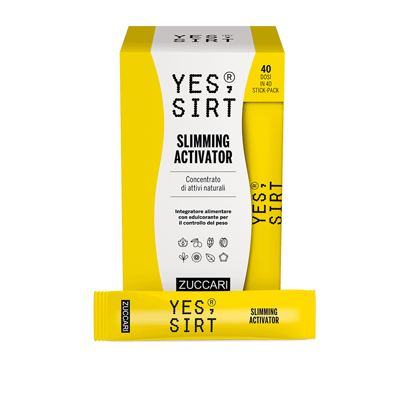 ZUCCARI - YES SIRT - SLIMMING ACTIVATOR 40 stick-pack da 2,5g