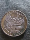 BP BRITISH PETROLEUM - NORTH SLOPE ALASKA - OWL - ALASKA MINT - 999 SILVER COIN