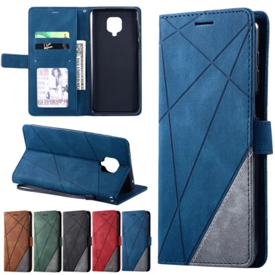 Portefeuille AntiChoc Flip Etui Housse Coque pour Xiaomi Poco X3 10T Redmi Note9