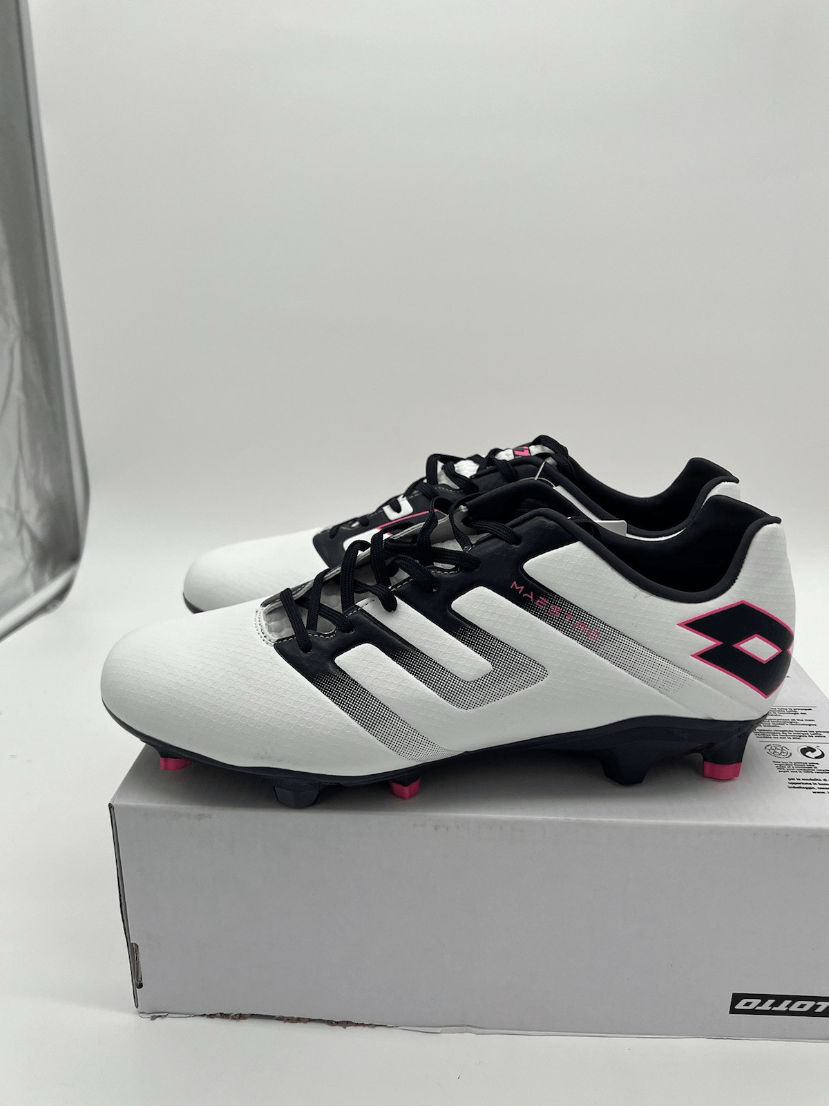 Lotto tacchetti calcio uomo MAESTRO 300 IV FG taglia 10 5 bianco 214592