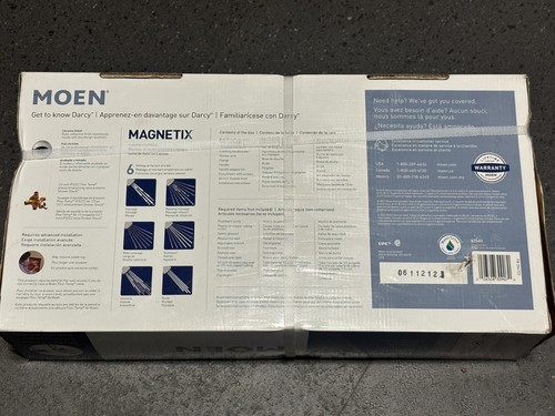 MOEN Darcy w/Magnetix 1-Handle 6-Spray Tub&hower Faucet in Chrome w/Valve - Picture 3 of 3