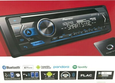 Pioneer DEH-S4220BT Bluetooth CD MP3 Android iPhone Pandora AM FM USB Aux 4Ch 4v