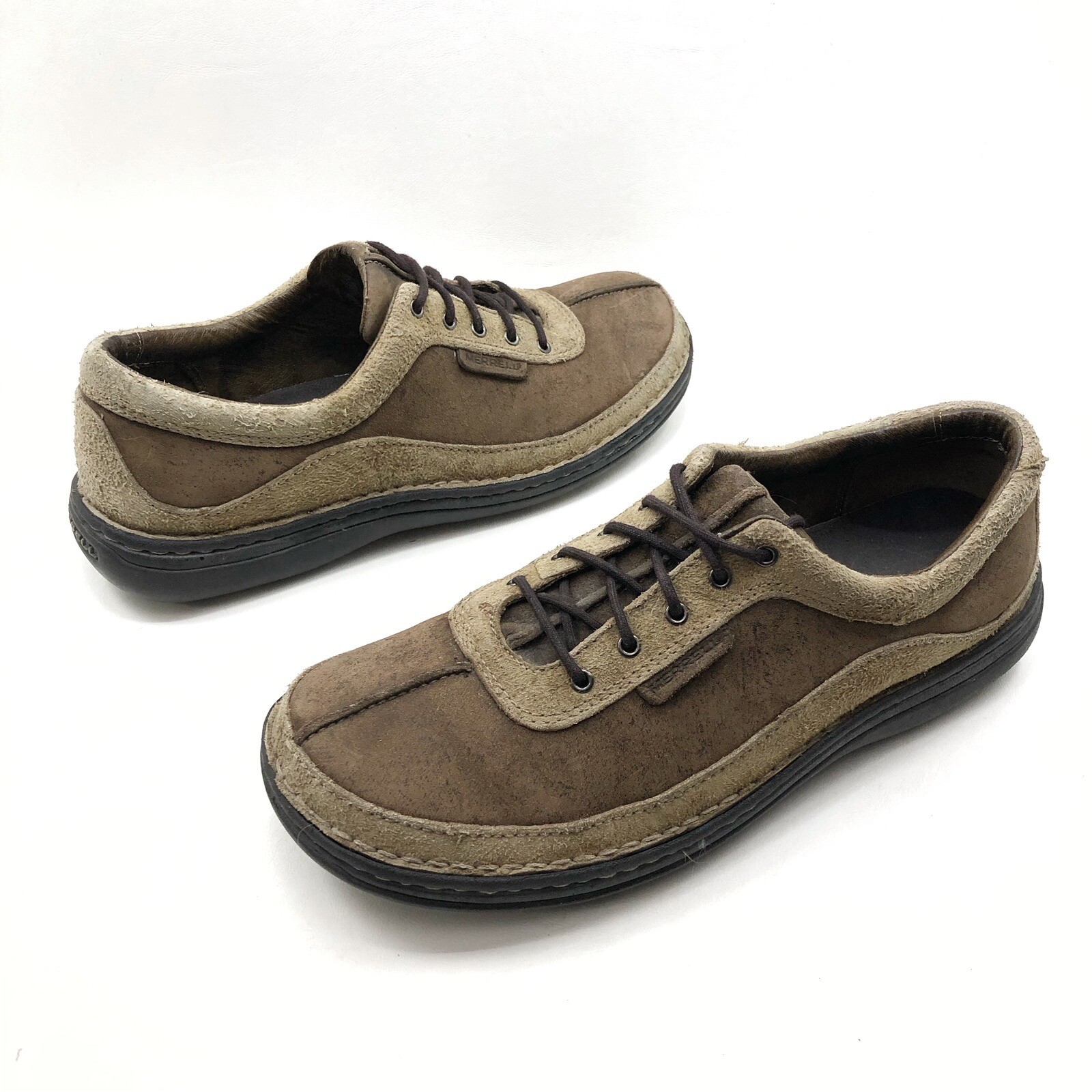 Merrell 11 Mens Oxford Shoes Sojourn Peat Moss Two To… Gem