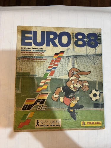Album Panini Euro 1988 88 Complete good condition Rare 100% stickers original