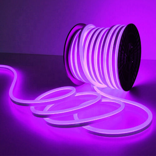 110V 100ft LED Neon Rope Strip Lights Waterproof Room Building Floor Lighting - Picture 111 of 122
