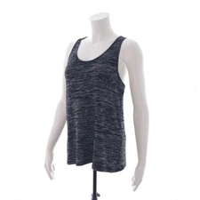 Rag and Bone/Jean Twist Back Black Gray Racer Back Tank Top Womens Small