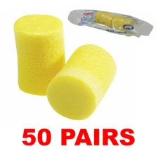 3M 312-1201 Classic Disposable Foam Ear Plugs (50 Pair)