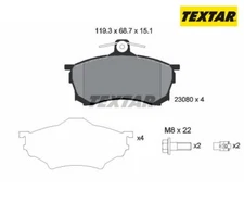 Brake pad set, disc brake Textar 2308001 for Mitsubishi
